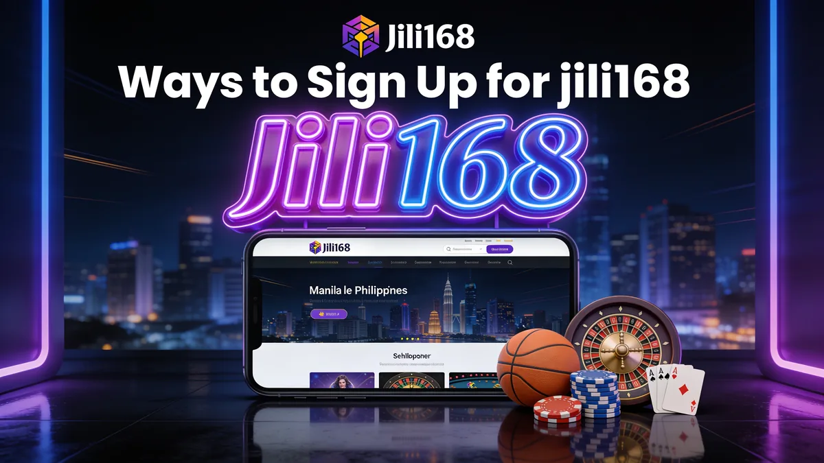 Ways to Sign Up for jili168 for players in the Philippines